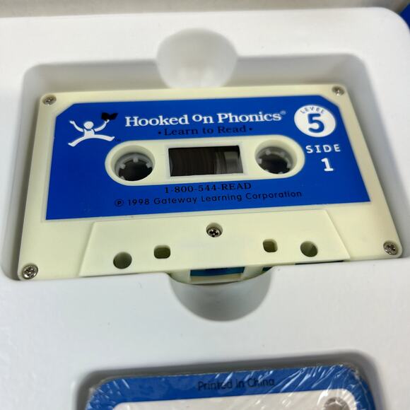 Hooked on Phonics box set NWOT Level 5 BLUE workbook, books, cards - Picture 8 of 10